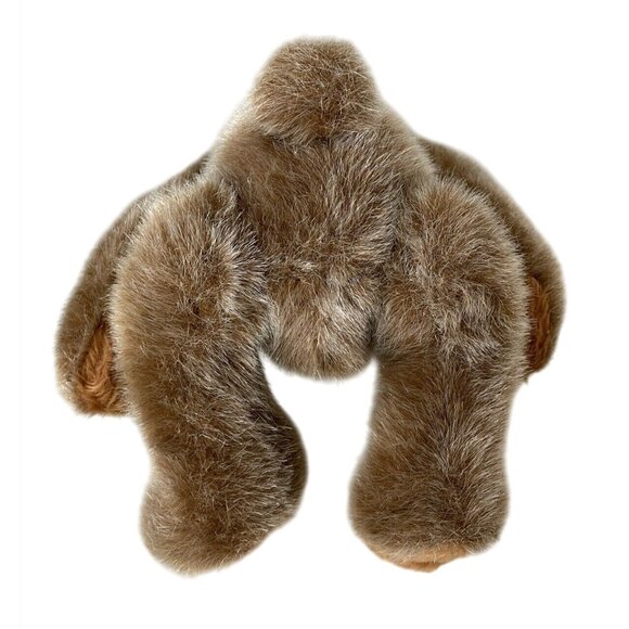 Silvery Brown Plush Teddy Bear 9 in Sitting Bear Stuffed Animal Toy - Picture 5 of 6